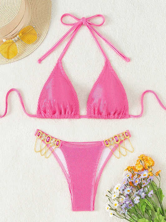Minimalist Two-Piece Set – Satin Glow