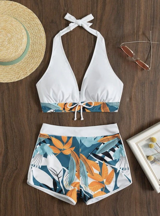 Minimalist High-Waist Bikini – Wave Rider