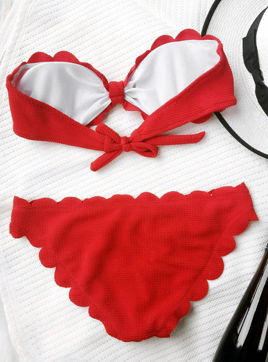 Elegant Triangle Bikini – Halter Luxe