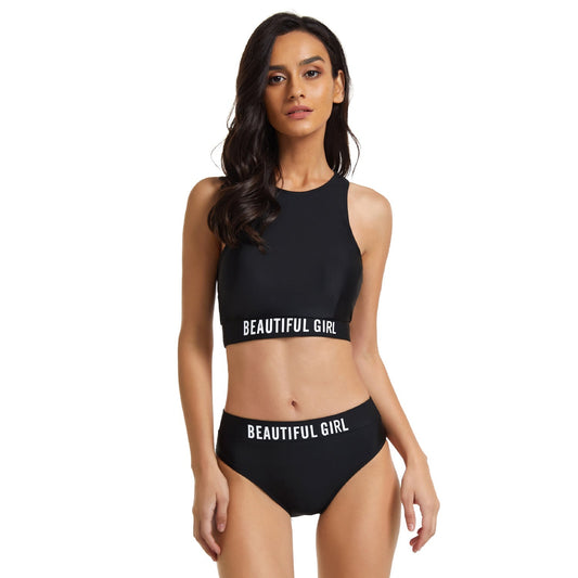 Minimalist Triangle Bikini – Halter Luxe