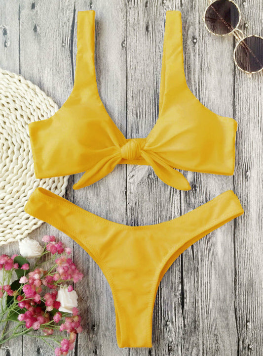 Sculpted Cut-Out Bikini – Halter Luxe