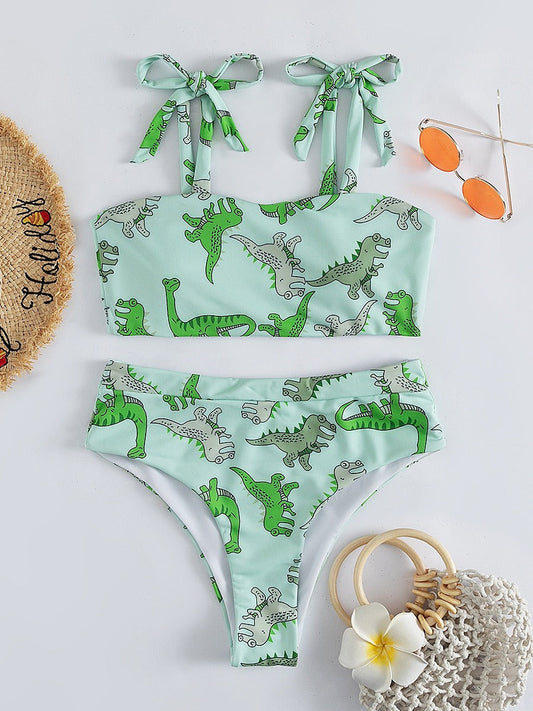 Refined Strappy Swimsuit – Vintage Chic