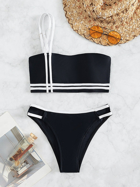 Luxe Triangle Bikini – Midnight Swim