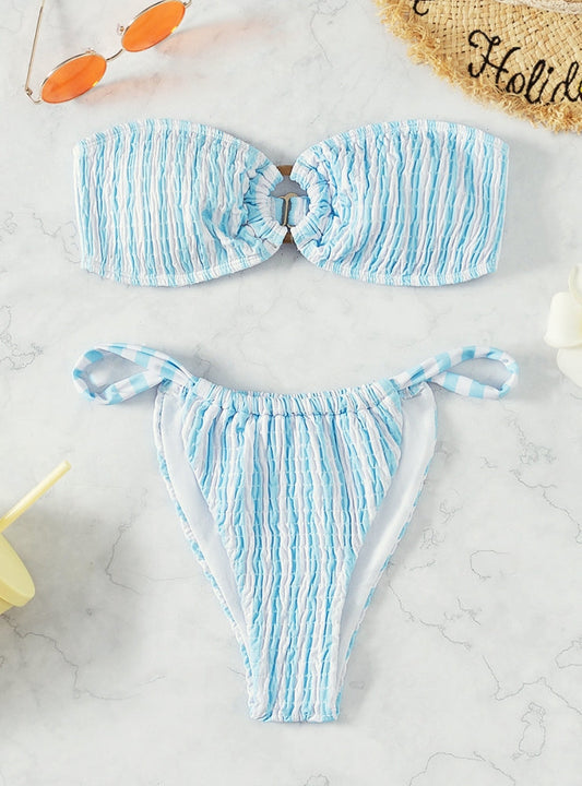 Elegant High-Waist Bikini – Ocean Escape
