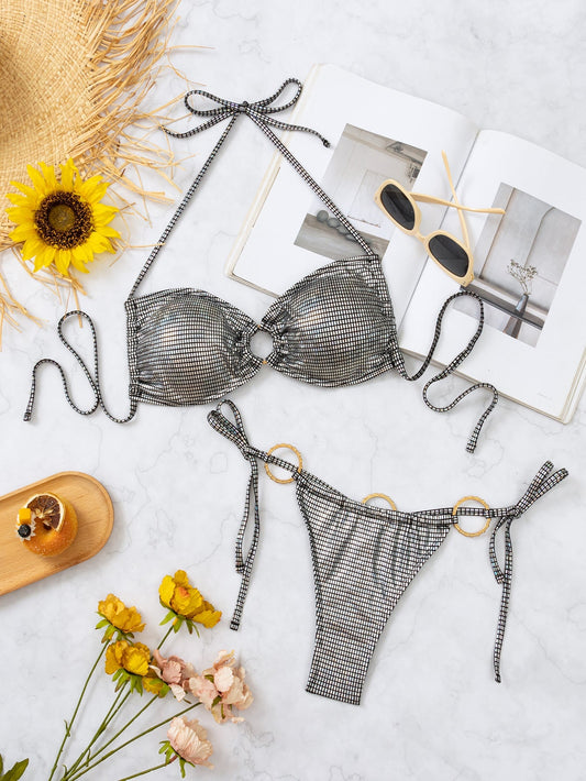 Elegant Strappy Swimsuit – Ocean Escape