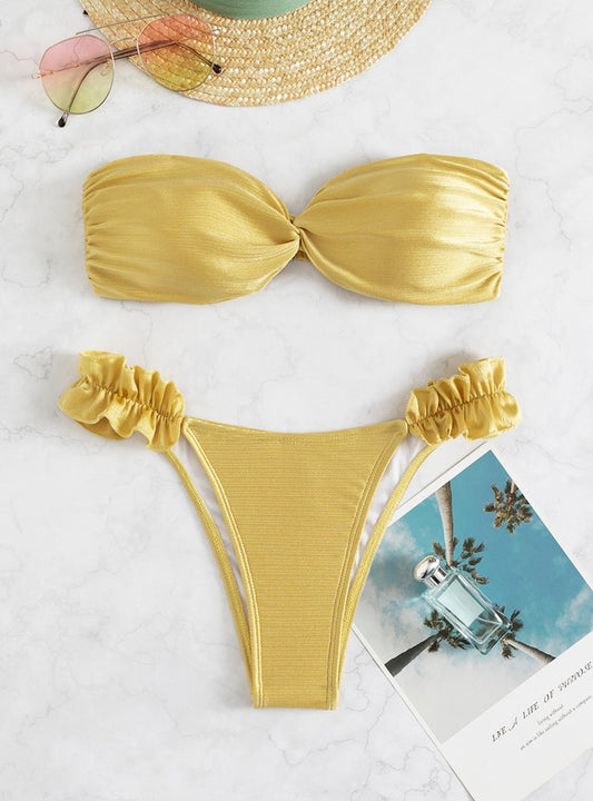 Sculpted Bikini – Tropical Bloom