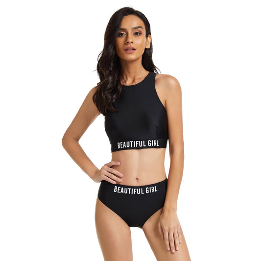 Minimalist Triangle Bikini – Halter Luxe