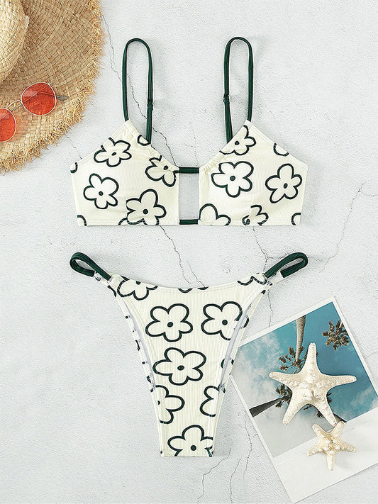 Glam Strappy Swimsuit – Crisscross Style