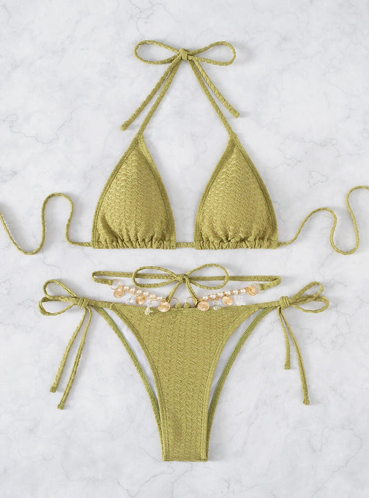 Elegant Cut-Out Bikini – Satin Glow