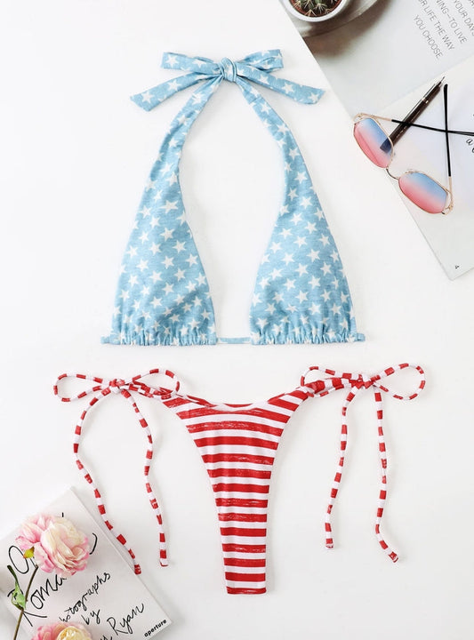 Refined Triangle Bikini – Crisscross Style