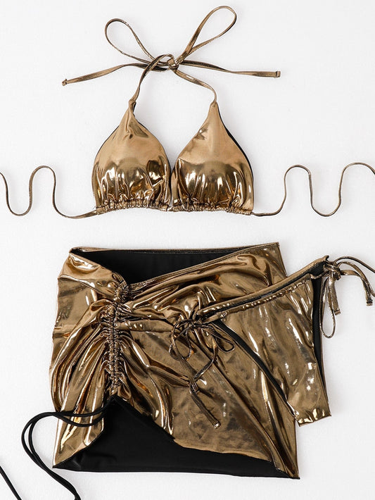 Refined Strappy Swimsuit – Vintage Chic