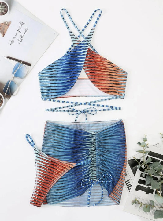 Glam Two-Piece Set – Crisscross Style