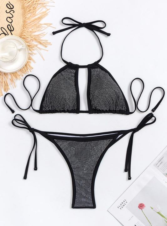 Refined High-Waist Bikini – Tropical Bloom