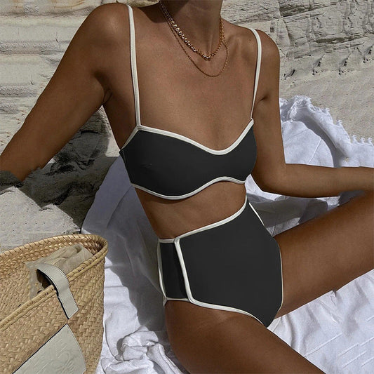 Allure Triangle Bikini – Tropical Bloom