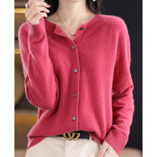 Ivy Women's Sweater | Wool, Button-Front