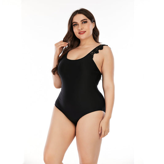 Romantic High-Waist Bikini – Satin Glow
