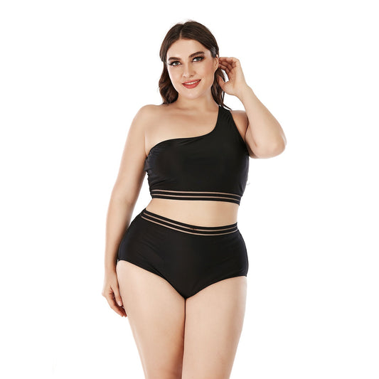 Elegant Cut-Out Bikini – Satin Glow
