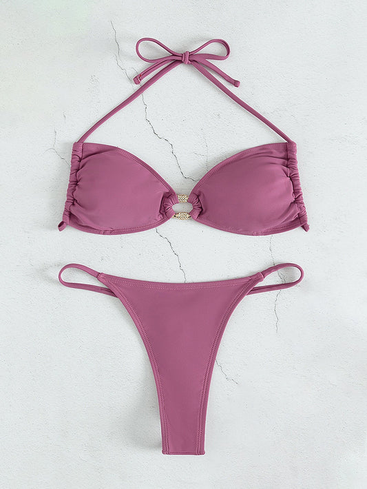 Sculpted High-Waist Bikini – Ocean Escape