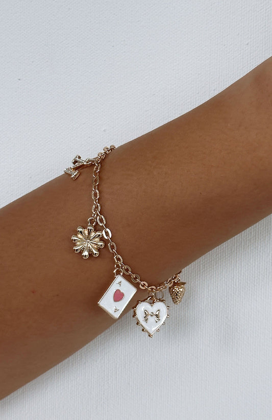 Karina Bracelet Gold/Pink