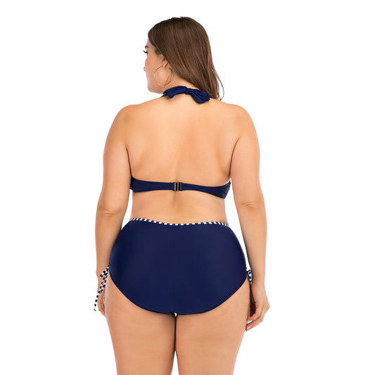 Romantic High-Waist Bikini – Vintage Chic