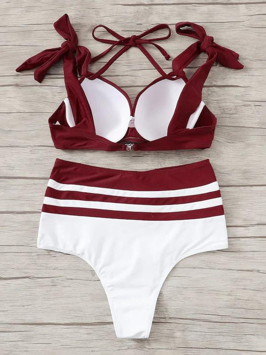 Romantic Two-Piece Set – Crisscross Style