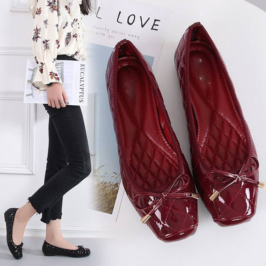 I Love Red Flat Shoes