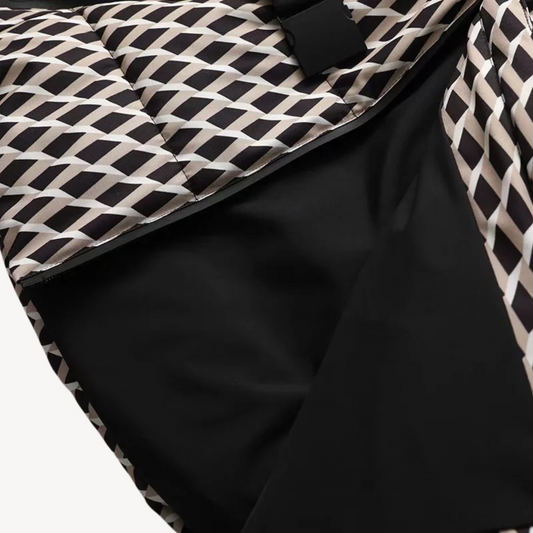 Noble Women's Coat | Quilted, Hooded, Belted