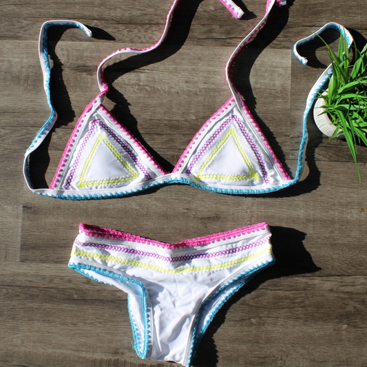 Minimalist Cut-Out Bikini – Halter Luxe