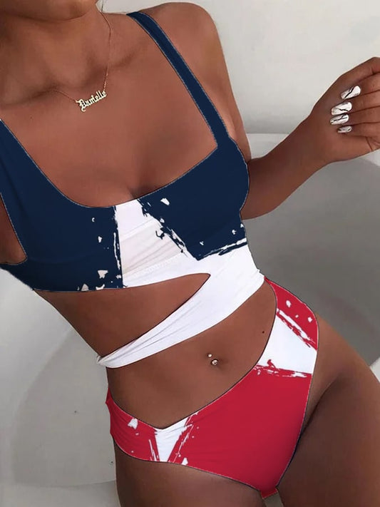 Luxe Triangle Bikini – Crisscross Style