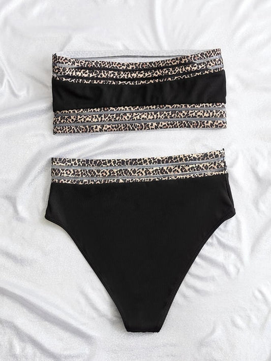 Elegant High-Waist Bikini – Wave Rider