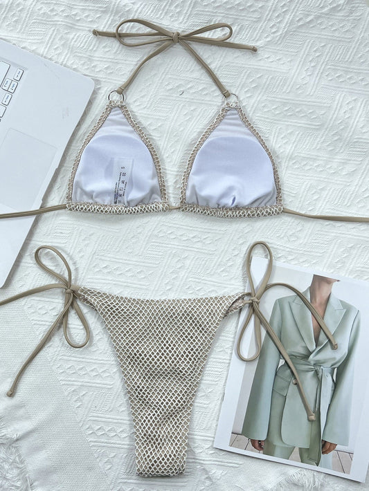 Refined Strappy Swimsuit – Golden Hour