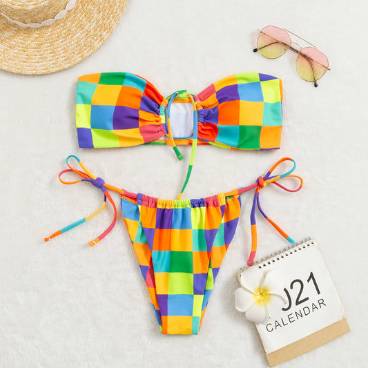 Sculpted Two-Piece Set – Tropical Bloom