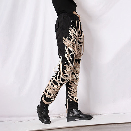 Can't Stop Patchwork Harem Pants