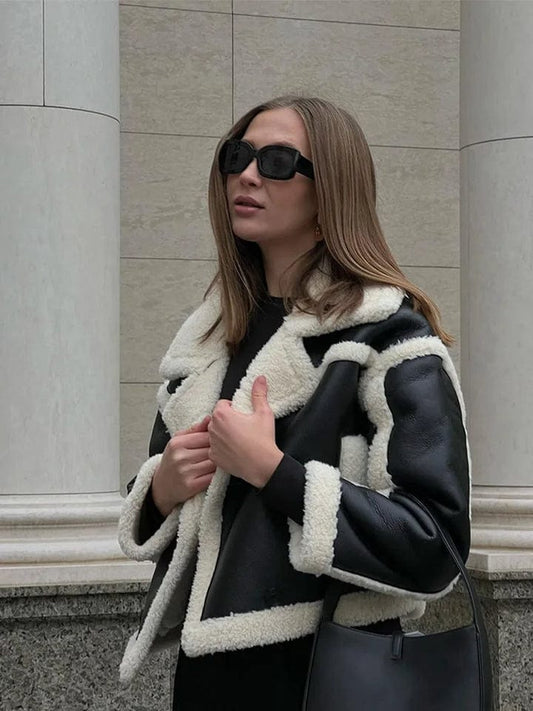 Bliss Women’s Winter Shearling Jacket