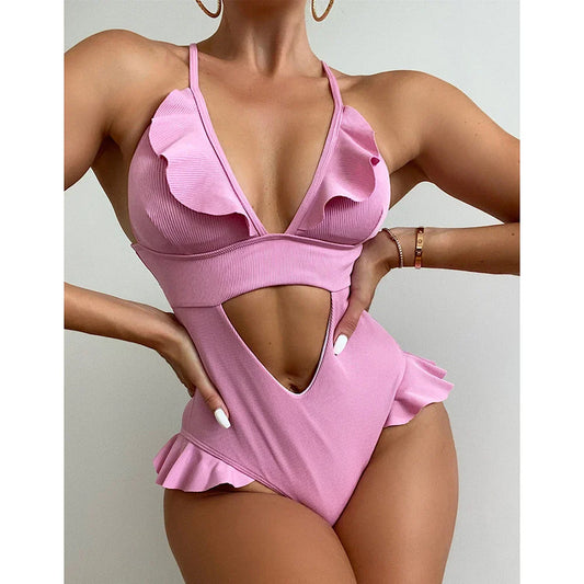 Solid Deep Resort Wear