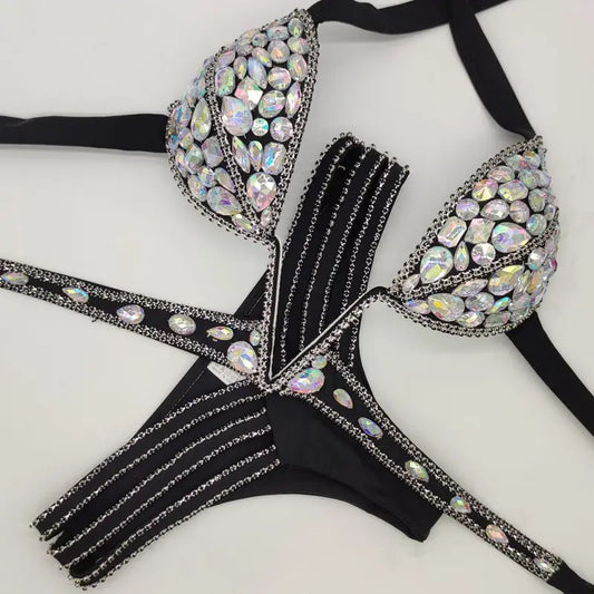 Elegant Cut-Out Bikini – Satin Glow