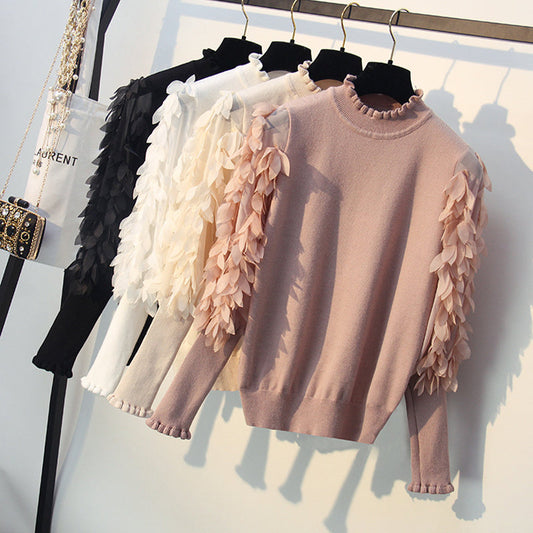 Wolle Collar Knitted Sweater