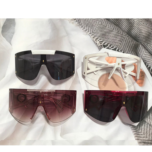 Turn The Music On Shield Sunglasses