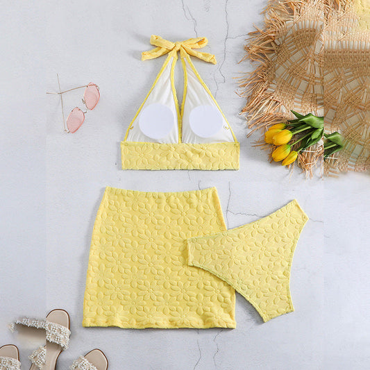 Sculpted High-Waist Bikini – Vintage Chic