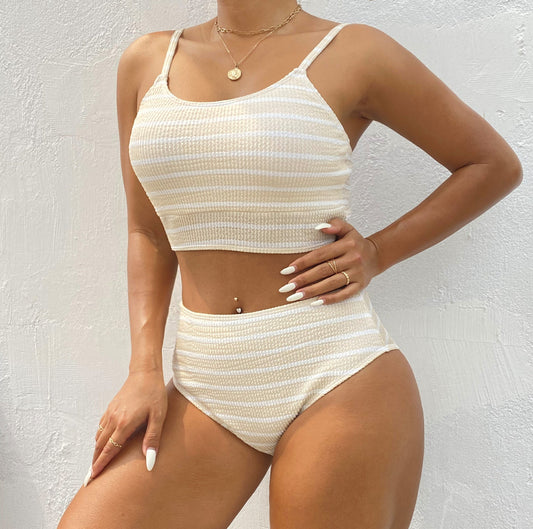 Glam Cut-Out Bikini – Halter Luxe