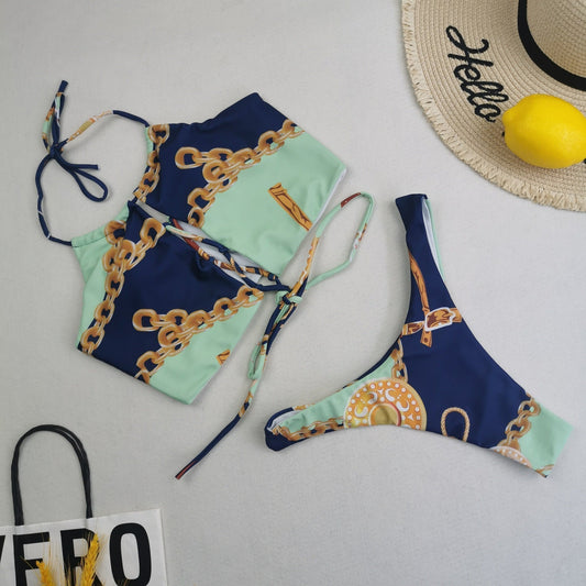 Luxe Triangle Bikini – Midnight Swim
