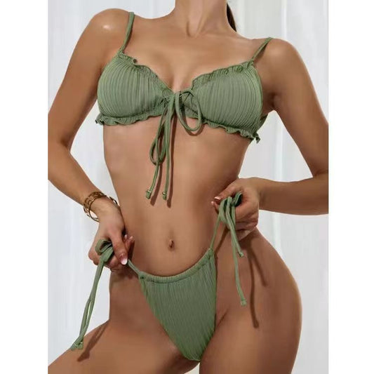 Glam Triangle Bikini – Vintage Chic