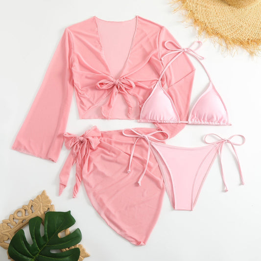 Allure Strappy Swimsuit – Halter Luxe