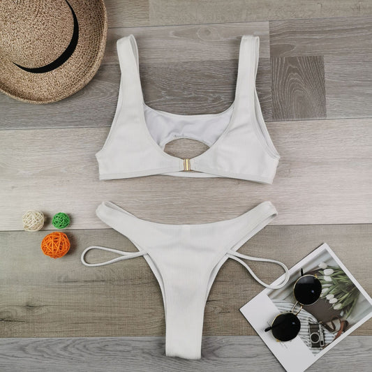 Refined Strappy Swimsuit – Floral Dream
