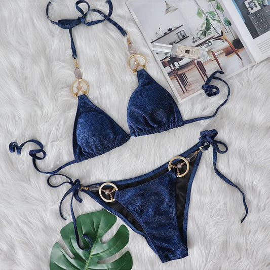 Boho Two-Piece Set – Halter Luxe