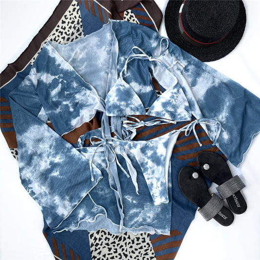 Boho Strappy Swimsuit – Midnight Swim