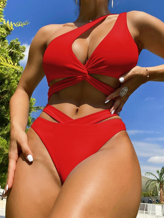 Sculpted Strappy Swimsuit – Midnight Swim