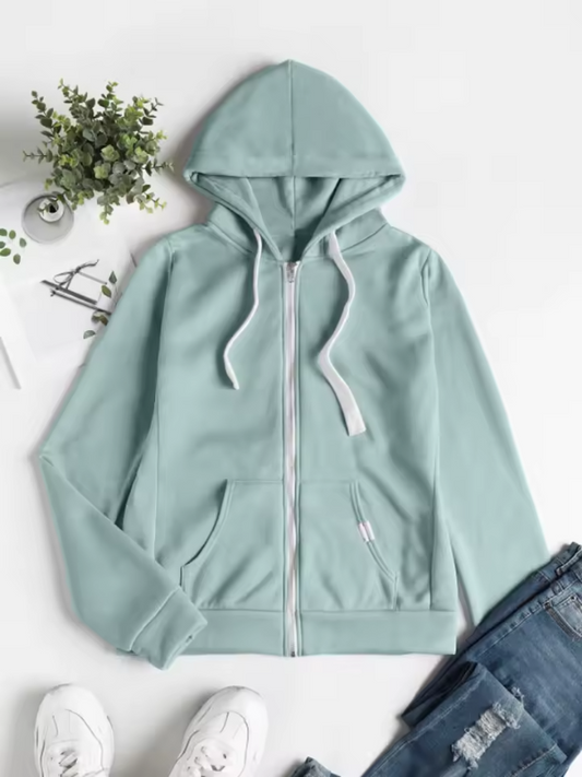 Juno Women's Jacket | Hooded, Zip Front