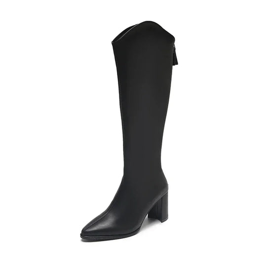 Ember Women's Knee-High Heeled Boots