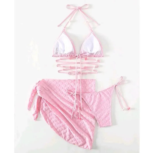 Bold Triangle Bikini – Golden Hour